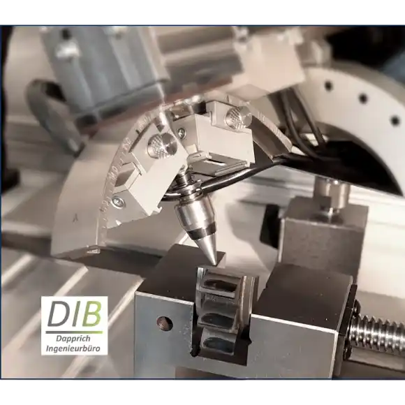 cmm tactile measurement of metal specimen