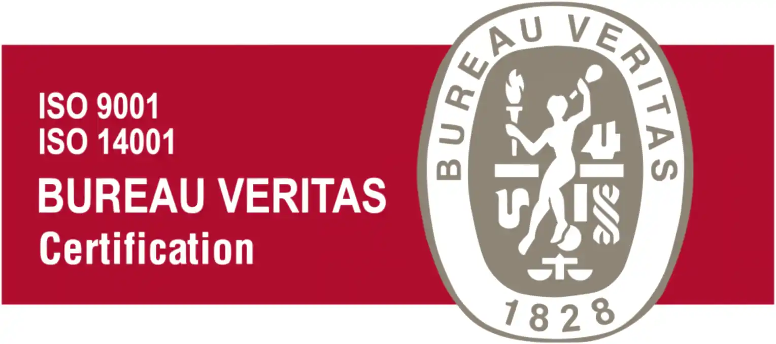 ISO 9001 certification badge