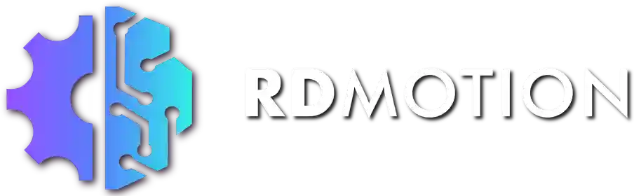 RD Motion logo - white